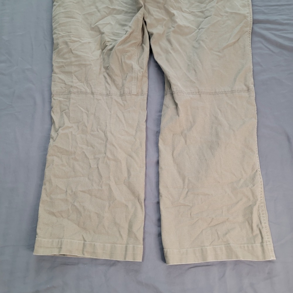 Kuhl Kanvus Jeans Men's 40x29 Beige Stretch Canvas Patina Dye Cell Phone Pocket - Picture 5 of 10